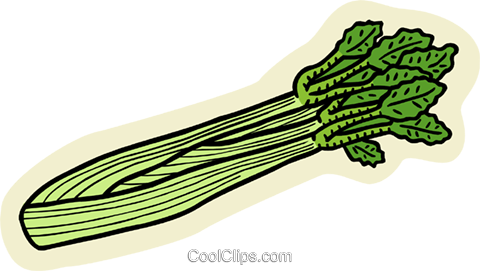 Celery Royalty Free Vector Clip Art Illustration - Clip Art (480x271)