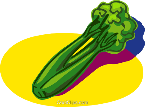 Celery Vegetables Royalty Free Vector Clip Art Illustration - Clip Art (957x700)