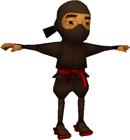 Download Zip Archive - Subway Surfers Characters Ninja (750x650)