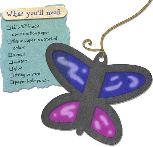 Stained Glass Butterfly - Locket (515x487)