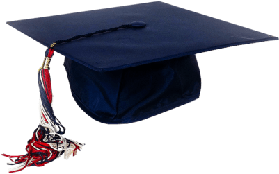 Blue Graduation Cap Transparent Png - Graduation Cap Transparent (400x400)
