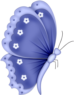 ‿✿⁀°butterflies°‿✿⁀ - Cartoon And Clipart Butterflies (353x441)