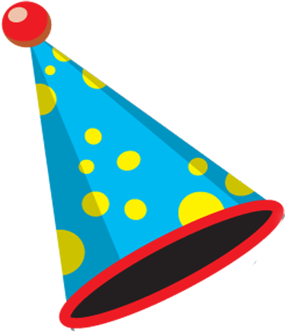 Party Hat New Year's Eve Clip Art - Birthday Cake Clip Art (512x512)