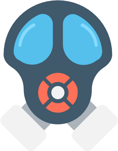 Headgear Dust Mask Respirator Clip Art - Dust Mask (512x512)