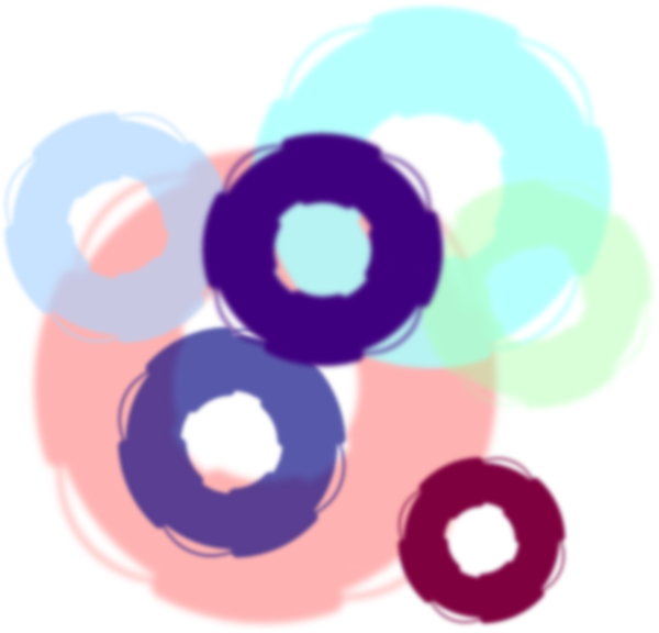 Abstract Circles Clip Art At Clker Com Vector Clip - Clipart Abstract (600x576)