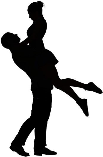 Portable Network Graphics Clip Art Image Silhouette - Love People Silhouette Png (500x547)