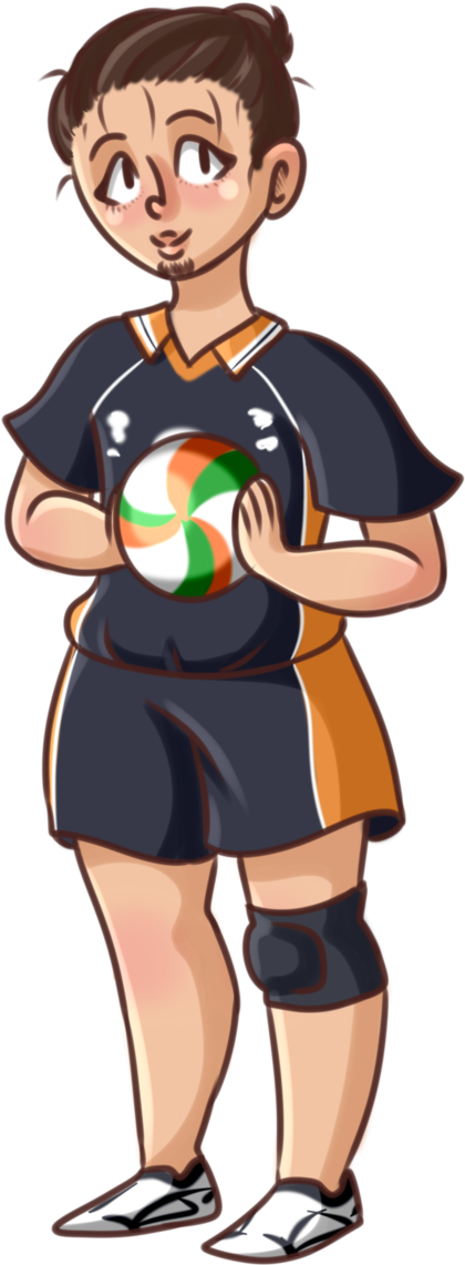 Volleyball Jesus By Angstychaosmagicuser - Volleyball Player (630x1267)