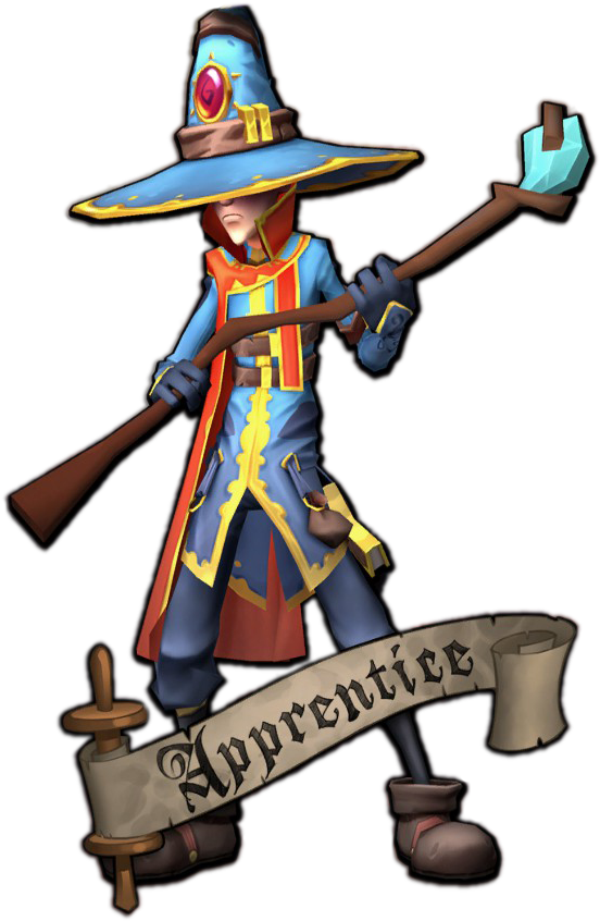 Apprentice Render - Dungeon Defenders 2 Apprentice (590x908)