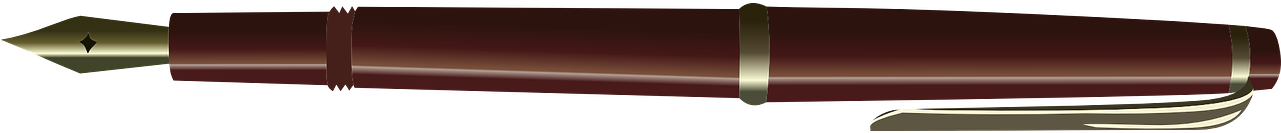 Free Fountain Pen Clip Art - Leather (1280x375)