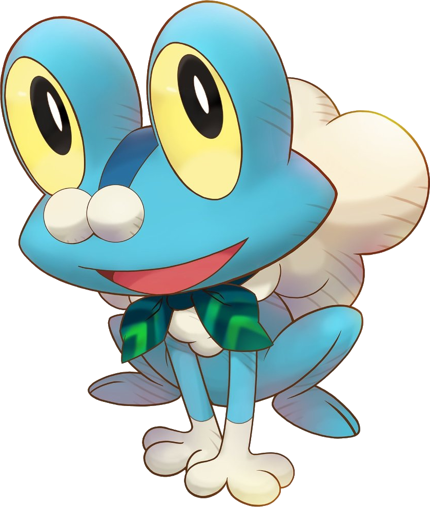 Froakie Pokémon Super Mystery Dungeon Official Render - Pokemon Super Mystery Dungeon - Nintendo 3ds Standard (839x989)