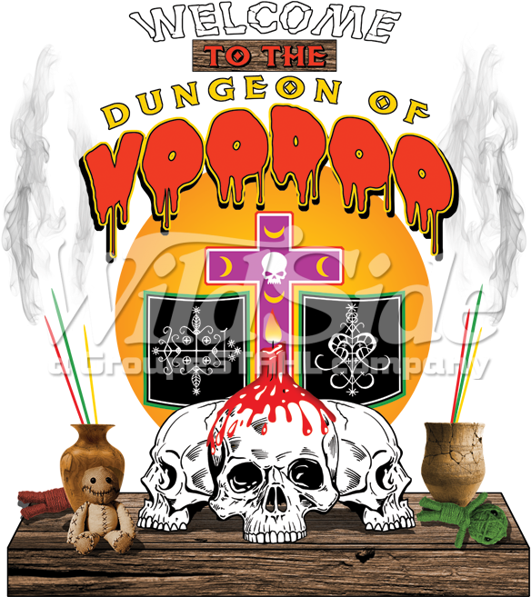 Welcome To The Dungeon Of Voodoo - Skull (675x675)