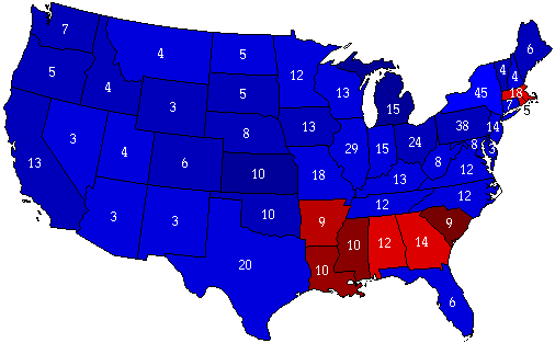 While This Speech Likely Helped Hoover Get Elected, - 1932 Electoral College Map (506x313)