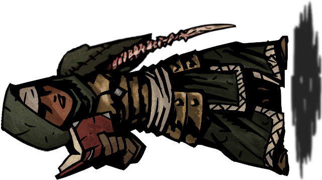 Necromancer Sprite Attack Heal - Darkest Dungeon Necromancer Class (682x361)