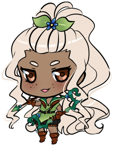 Dungeon Cats Gijinka- Hunter Cat Mini By Pixelpoe - Cartoon (400x507)