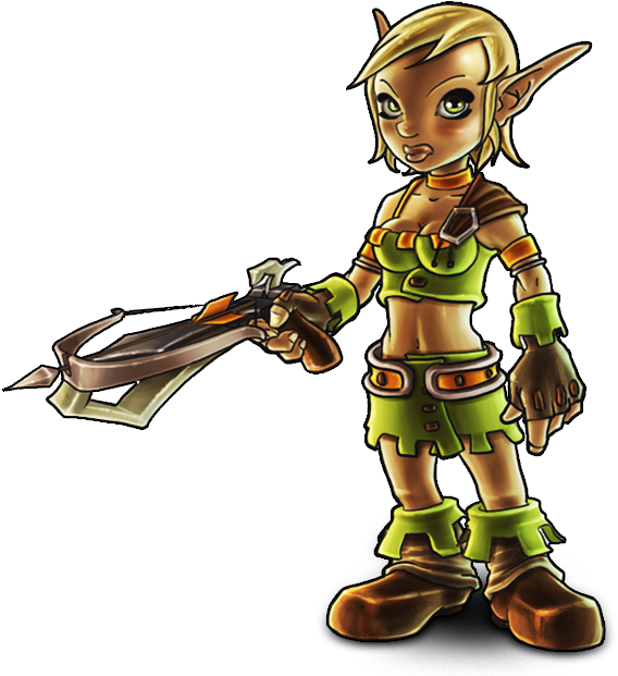 Dungeon Defenders Huntress Guide - Dungeon Defenders Archer (577x628)