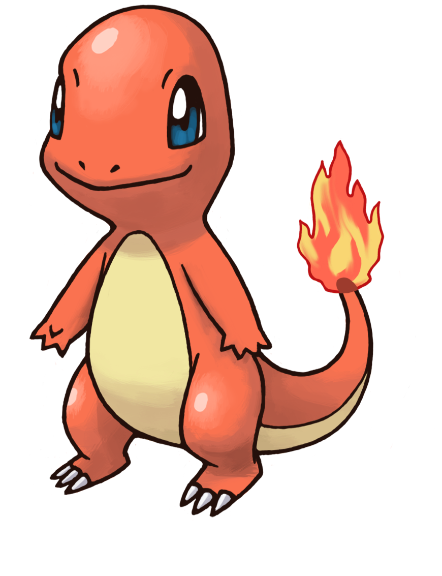 Pokémon Mystery Dungeon - Pokemon Charmander Render (1048x1208)