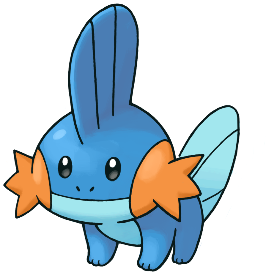 Pokémon Mystery Dungeon - Pokemon Mudkip (1020x1044)