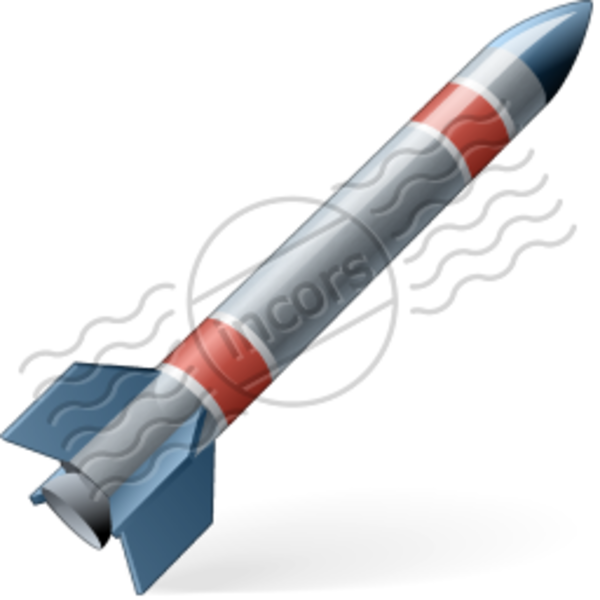 Ballistic Clipart - - Ballistic Missile Clip Art (600x600)
