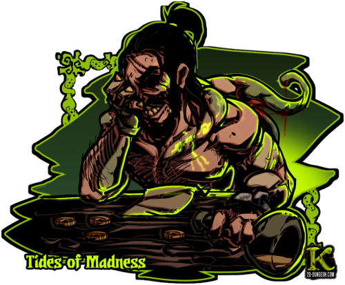 Playing Around With Darkest Dungeon Style A Bit~ - Cartoon (500x413)