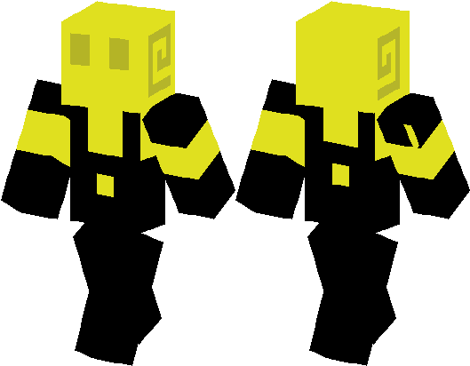 Herobrine Zombie Minecraft Skin (528x418)