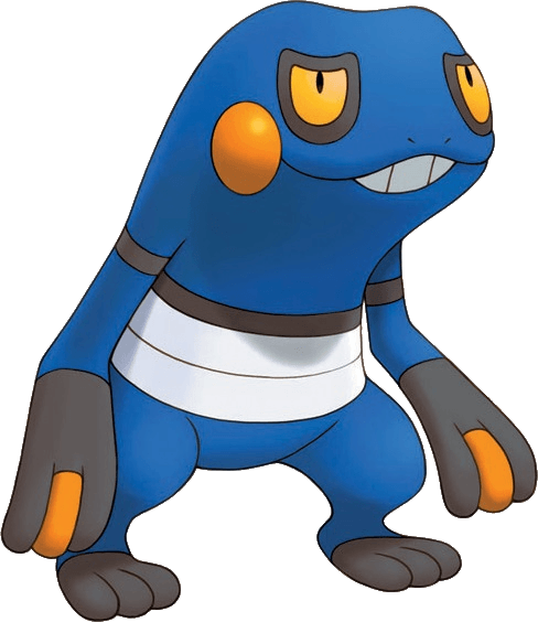 #croagunk Pokemon Mystery Dungeon Explorers Of Time - Croagunk (488x564)