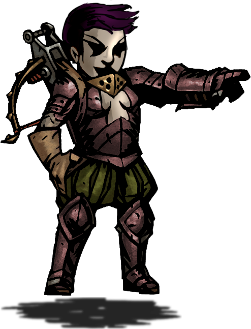 Arbalest Sprite Attack Point - Darkest Dungeon Style Art (497x684)