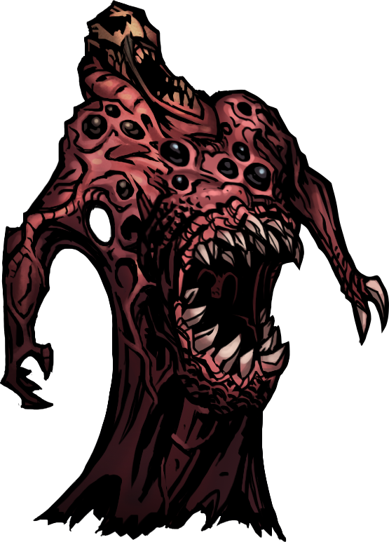 Darkest Dungeon Dungeon Crawl Art Boss - Darkest Dungeon Flesh Hall (555x773)