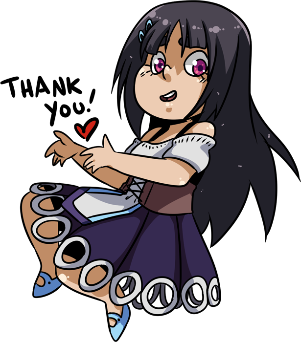 Thank You And Game Update - Cartoon (615x700)