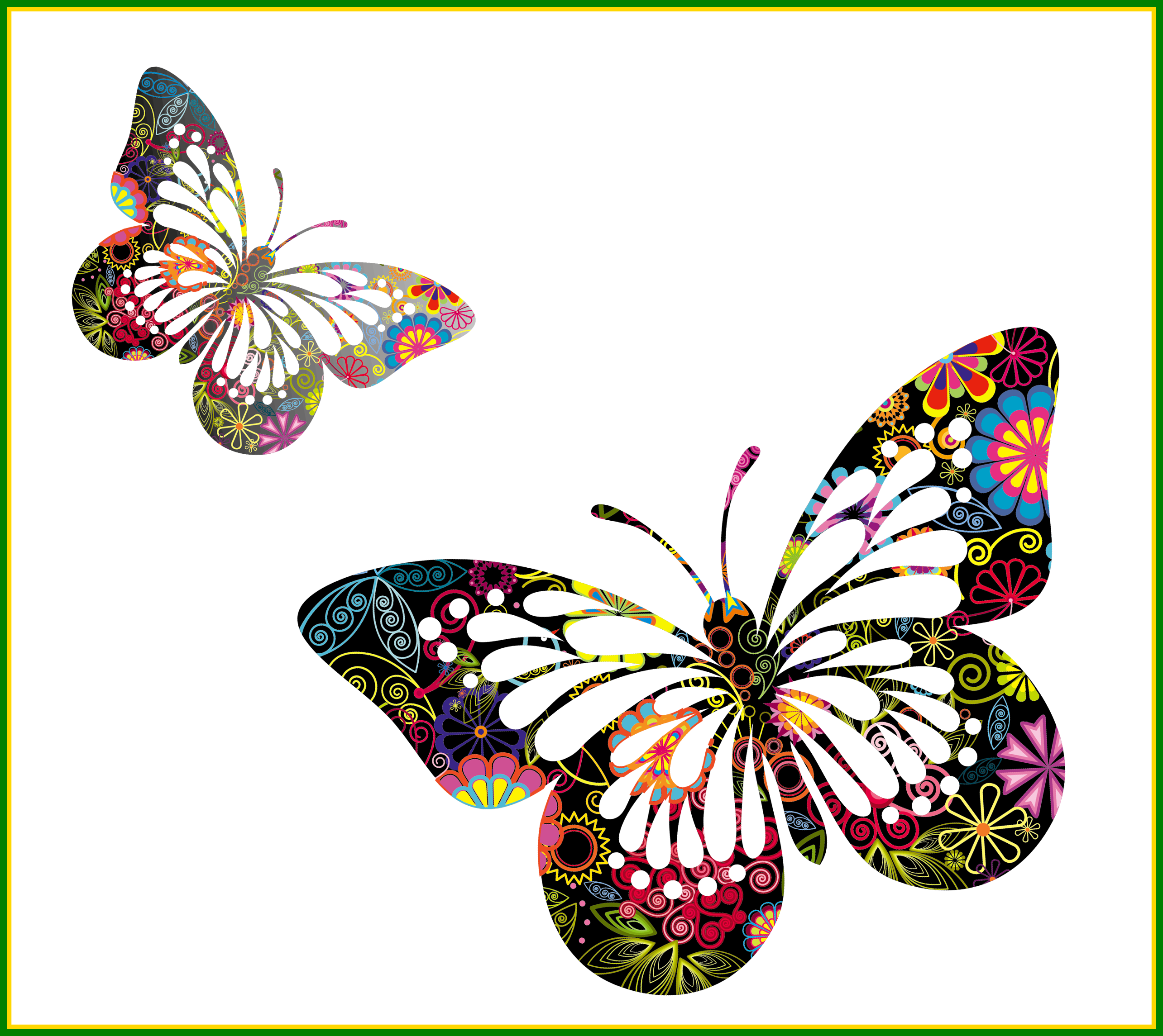 Inspiring Transparent Butterflies U Png Butterfly Of - Monogramonline Inc. Pillow Case (2569x2290)