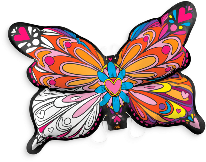 Dress Up Butterfly Wings Coloring Toy - Monarch Butterfly (800x800)