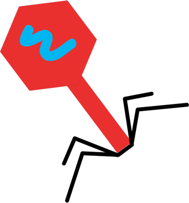 Ian Symbol Virus - Illustration Of A Virus (374x400)