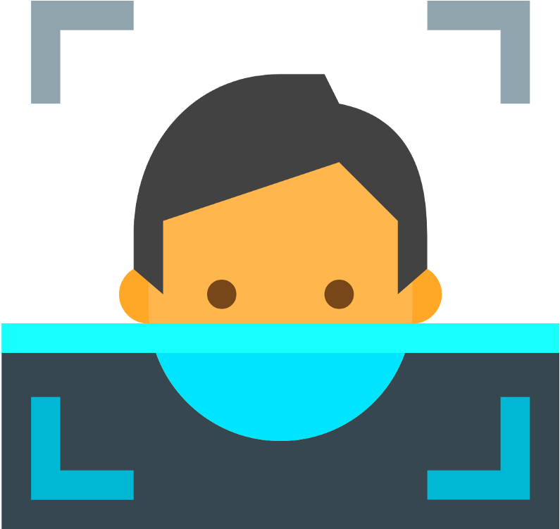 Pic - Facial Recognition Icon Png (1400x1400)