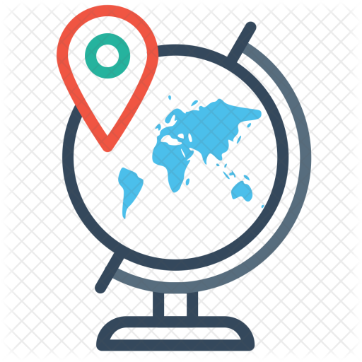 World, Map, Earth, Pin, Marker, Location, Destination - Top 10 Biggest Mall In The World (512x512)