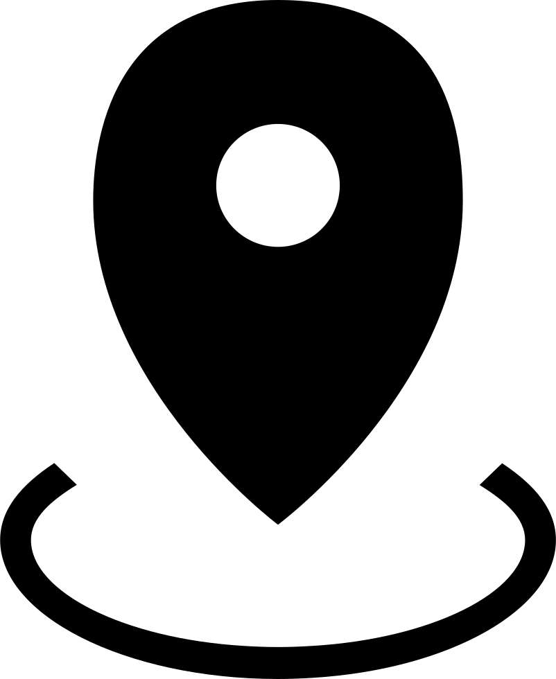 Destination Click Comments - Destination Black And White Icon (802x980)