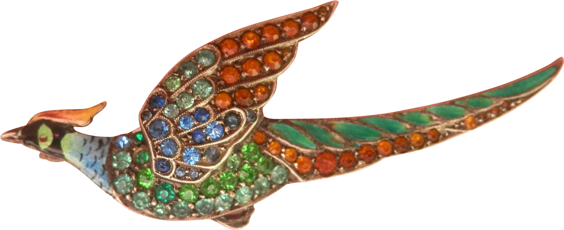 Stunning Antique/vintage Silver Enamel Pheasant Bird - Pheasant (1912x1912)