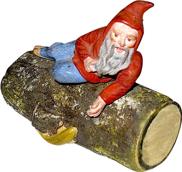 Amazing Antique German Forest Gnome Candy Container - Amazing Antique German Forest Gnome Candy Container (582x582)