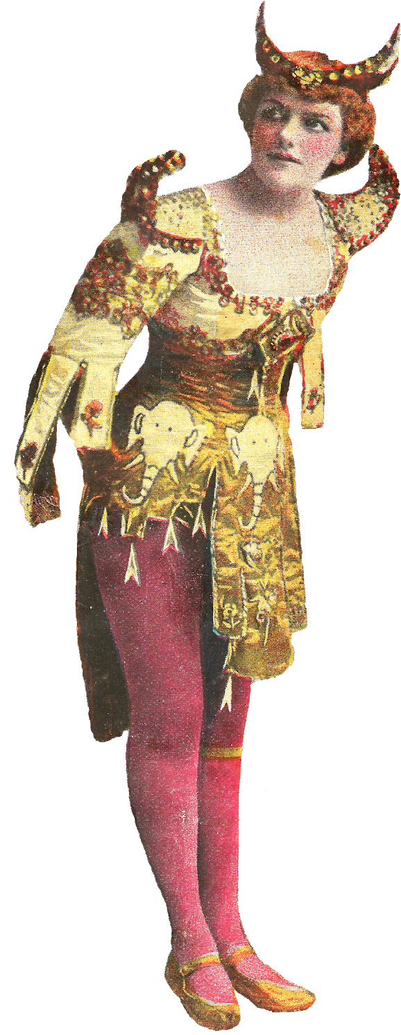 The Under Skirt Is So Cute With The Striped And Floral - Costume (665x1600)