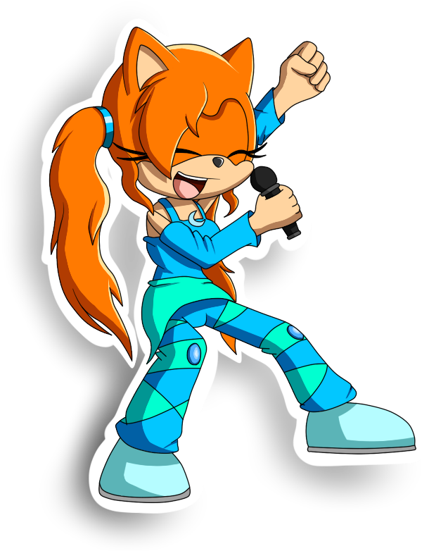 Singing Lily By Flame-eliwood - Cartoon (650x800)