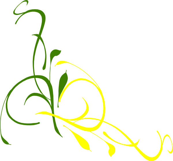 Curly Branch Clip Art At Clker - Funeral Clipart (600x560)