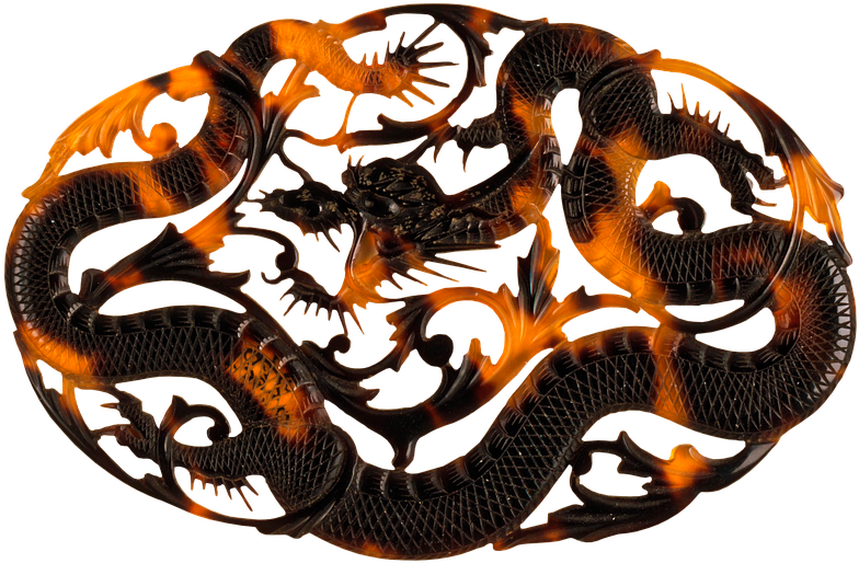 Ornament, Dragons, Chinese, Art, Artistic, Antique - Arte Chino Png (960x654)