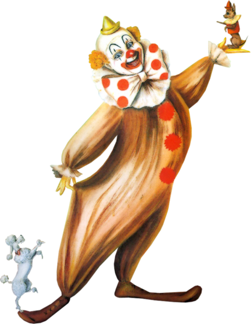 Pierrot Clown Paintings Harlequin Circus - Clown (500x644)