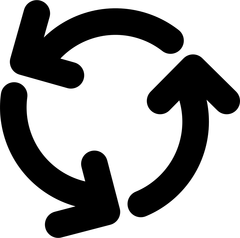 Png File - Counterclockwise Arrows (980x972)