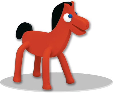 In This Week's Episode Of The Podcast With Early Facebook - Pokey Gumby's Horse (395x328)