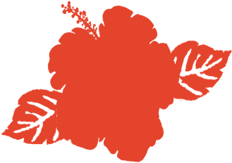 ハイビスカス イラスト シルエット - Illustration (450x300)