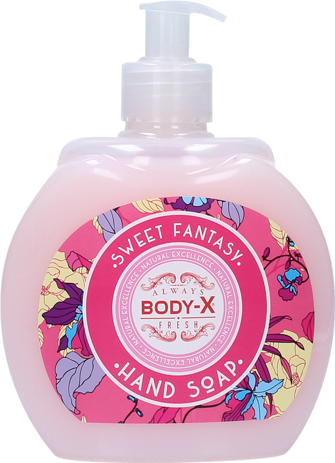 Reinig En Verzorg Je Handen Met Deze Handzeep Van Body - Body-x Håndsåpe Sweet Fantasy 500ml (1000x1000)