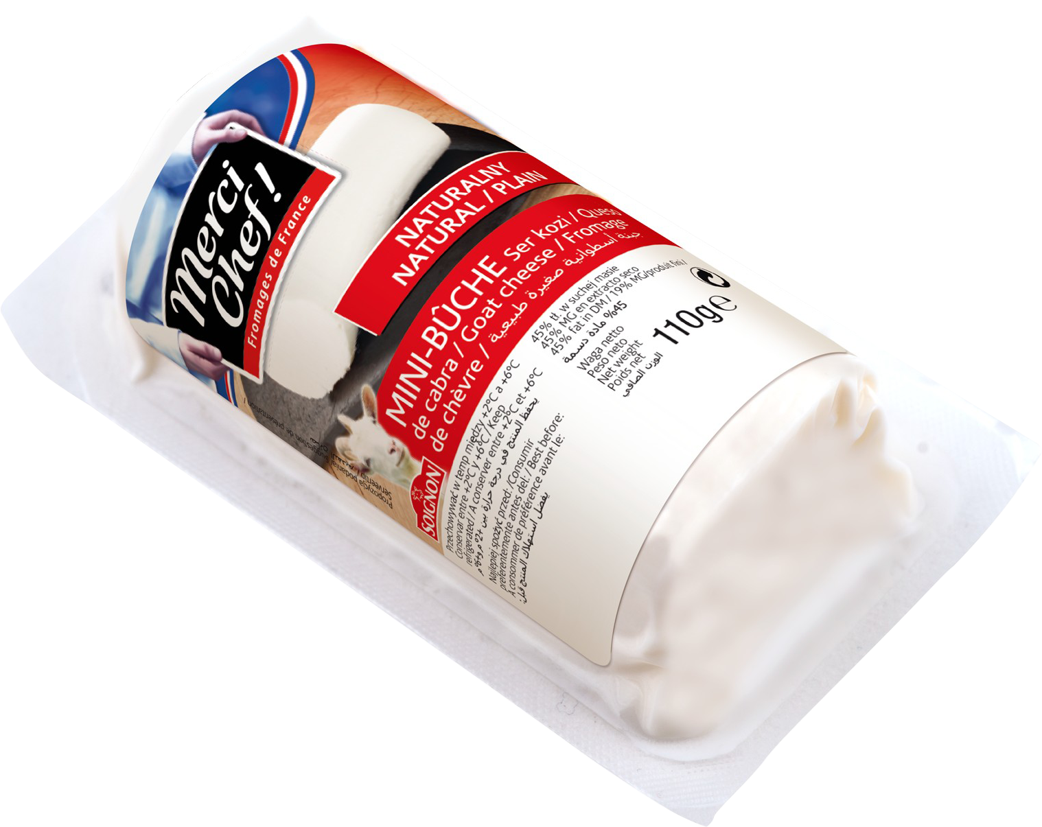 Roladka Kozia Twarogowa Natu - Eurial Merchi Chef Roladka Czosnek Zioła 110 G (1518x1205)