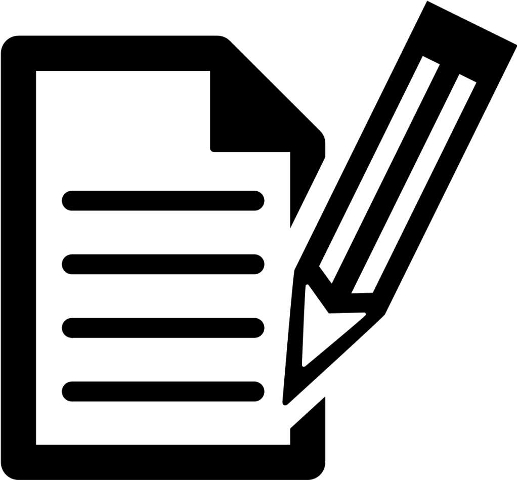 Pen Ad Paper For Policy - White Content Marketing Icon Hd Png (1024x1024)