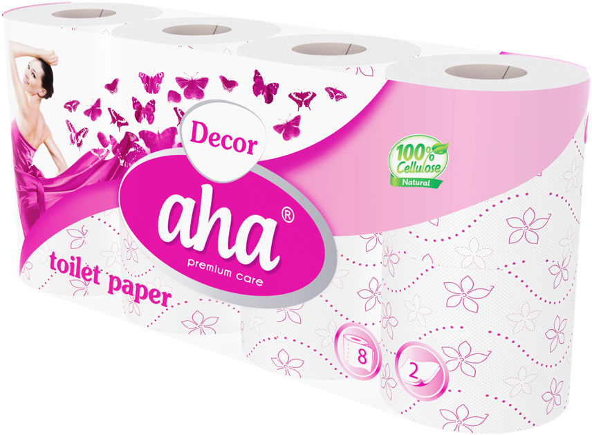 100% Cellulose - Aha Papier Toaletowy Decor Niebieski 8 Rolek (1024x717)