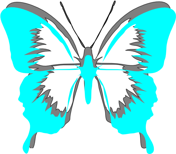 How To Set Use Butterfly-2 Svg Vector - Butterfly Silhouette Clip Art (576x595)