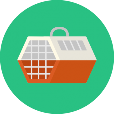 Pet Transport - Pet Basket Icon (400x400)